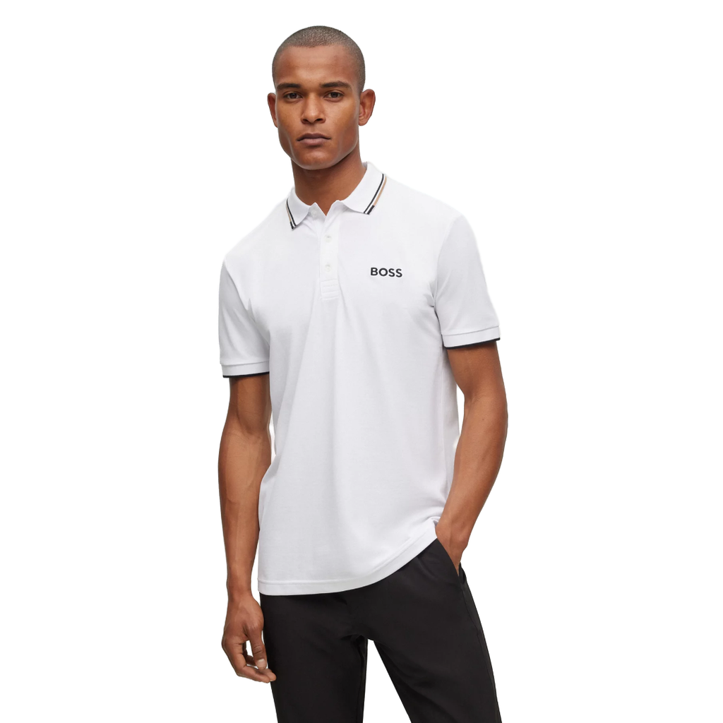 Paddy Pro BOSS Paddy Pro Polo Shirt | Medium Blue | Desirable Golf