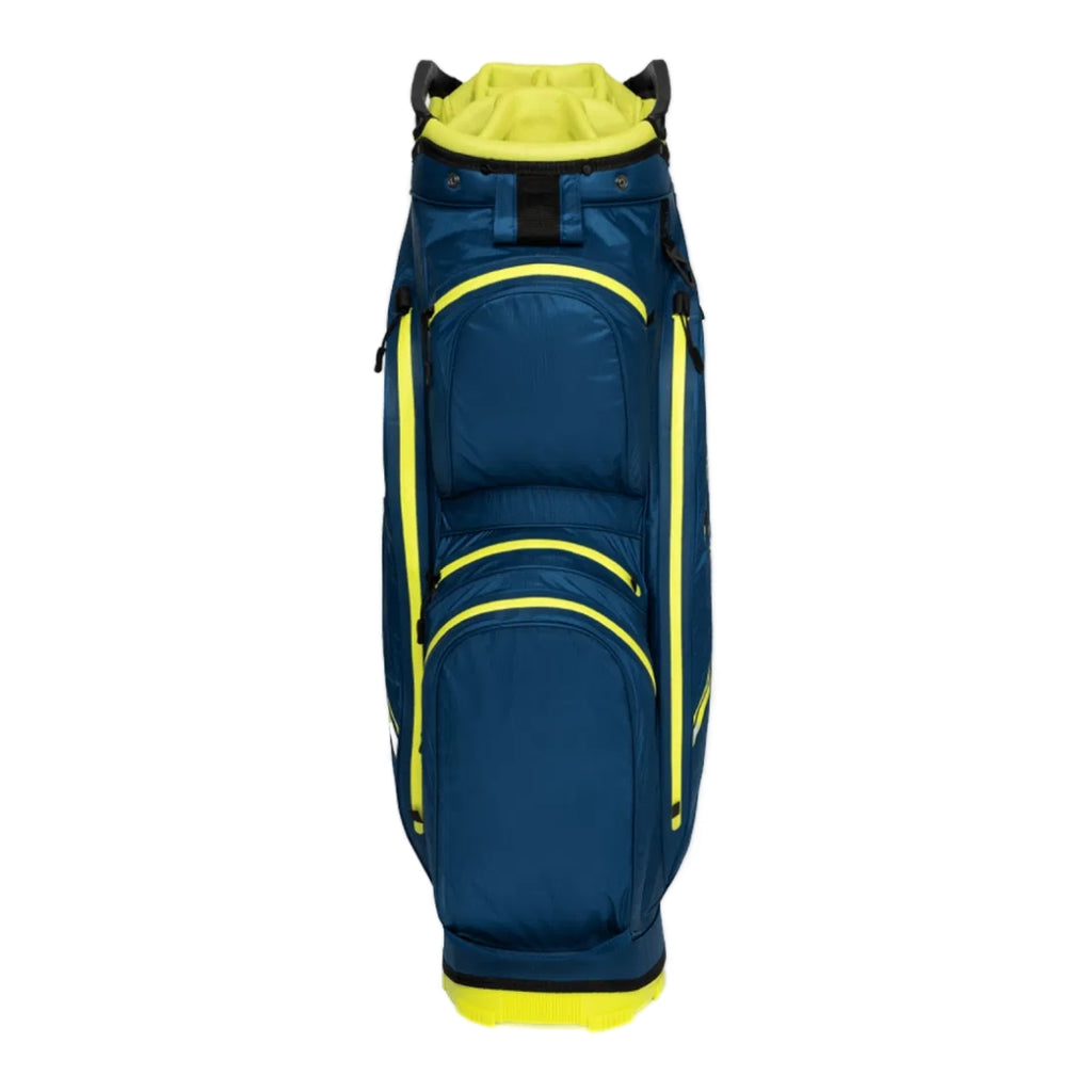 Chase Dry 14 Cart Bag 2025 - Navy/Florescent Yellow