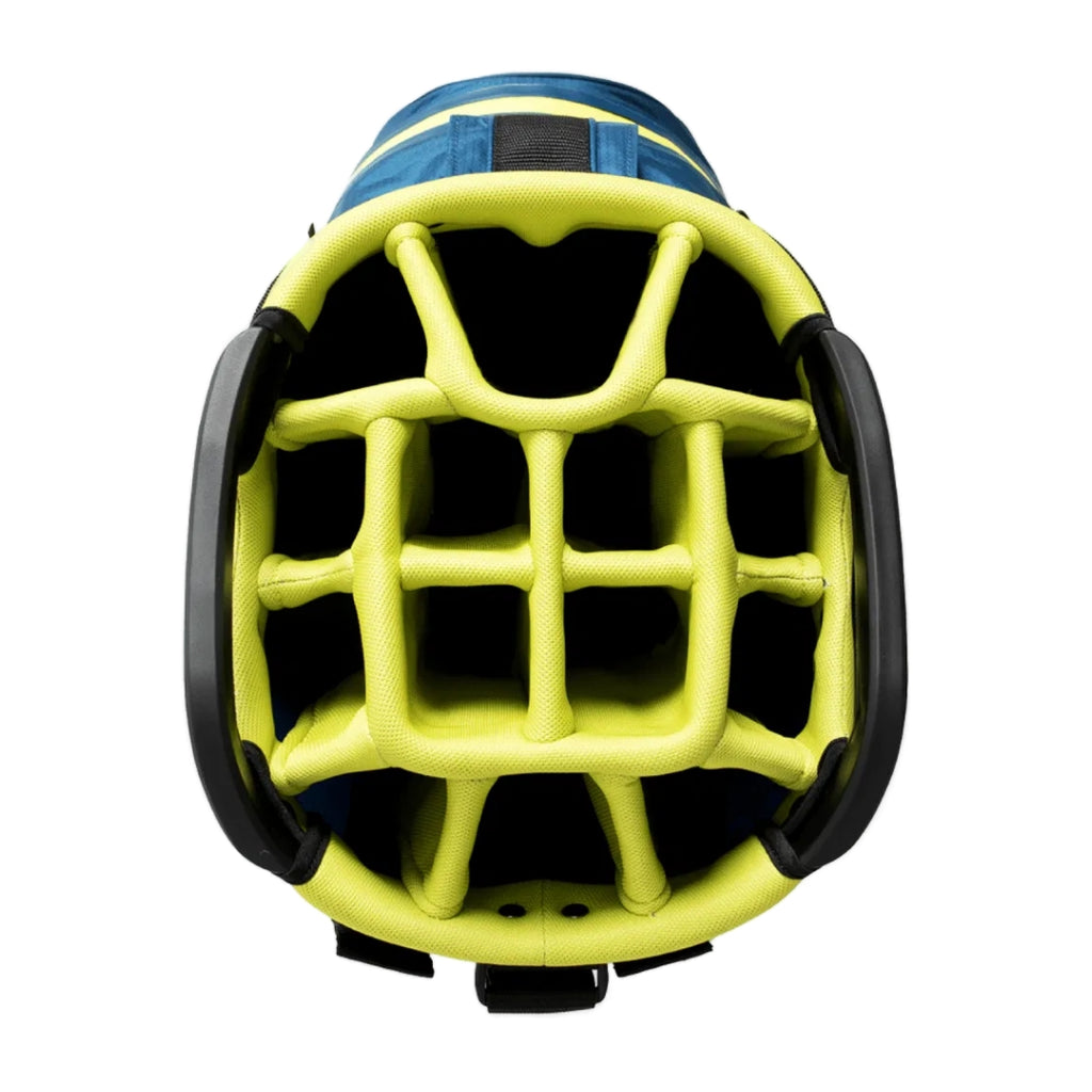 Chase Dry 14 Cart Bag 2025 - Navy/Florescent Yellow