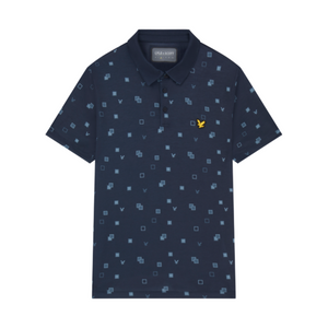 Eagle Polka Polo - Dark Navy