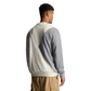 Argyle Panelled Crew Neck Sweatshirt - Cove