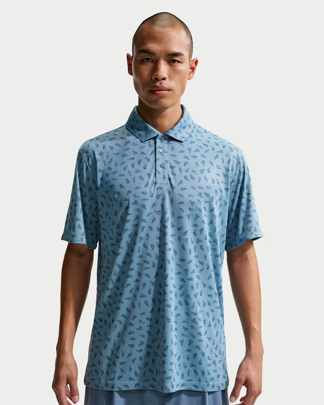 Dri-Fit Par Polo SS Shoe - Blue