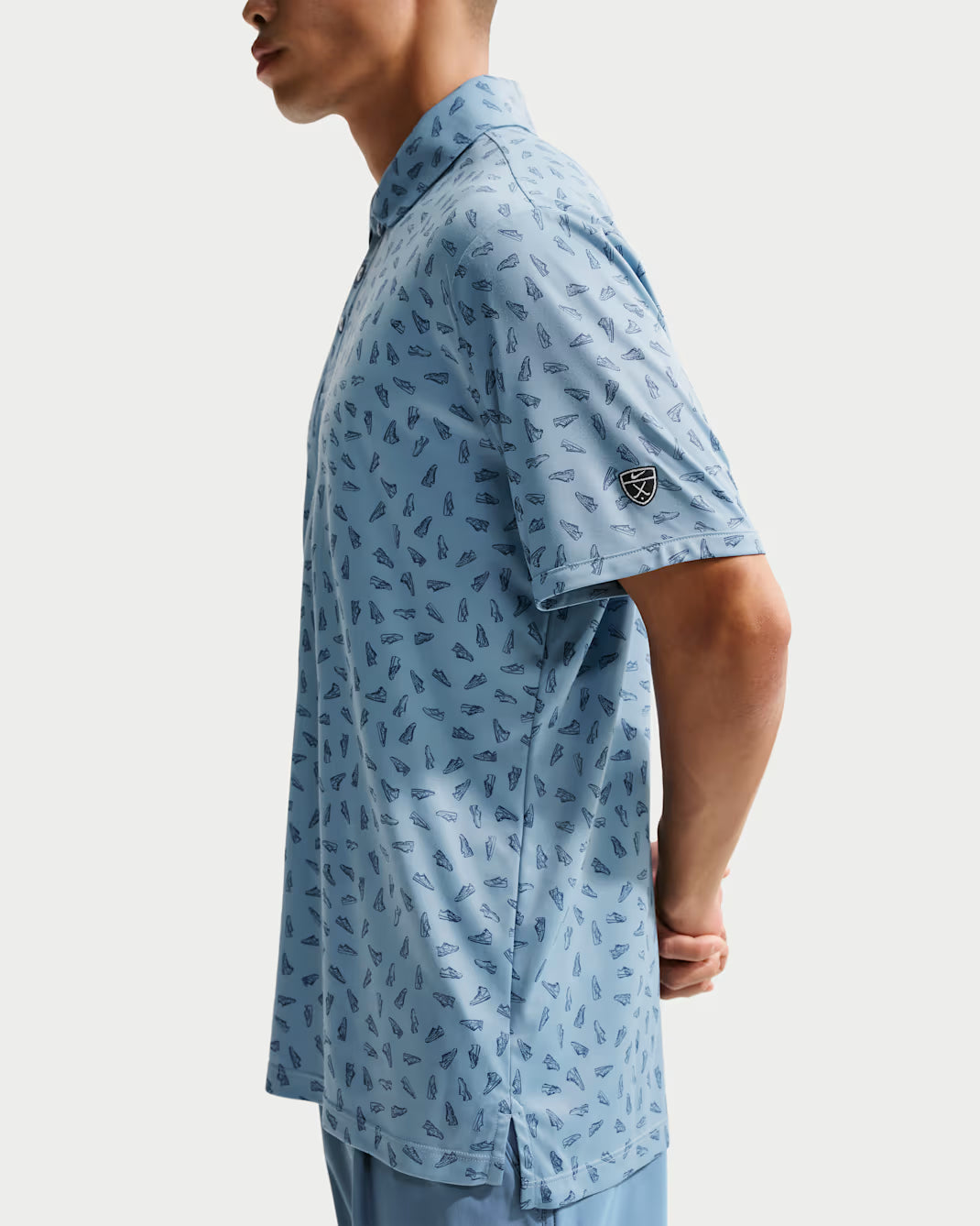 Dri-Fit Par Polo SS Shoe - Blue