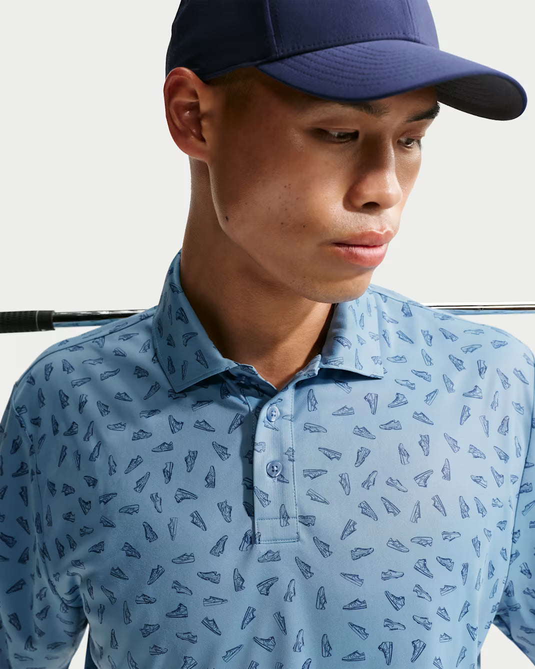 Dri-Fit Par Polo SS Shoe - Blue