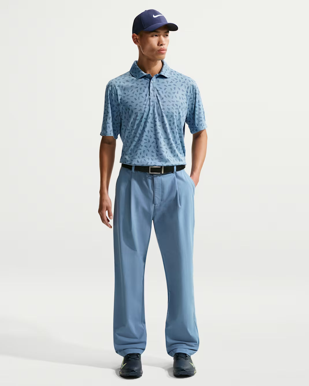 Dri-Fit Par Polo SS Shoe - Blue