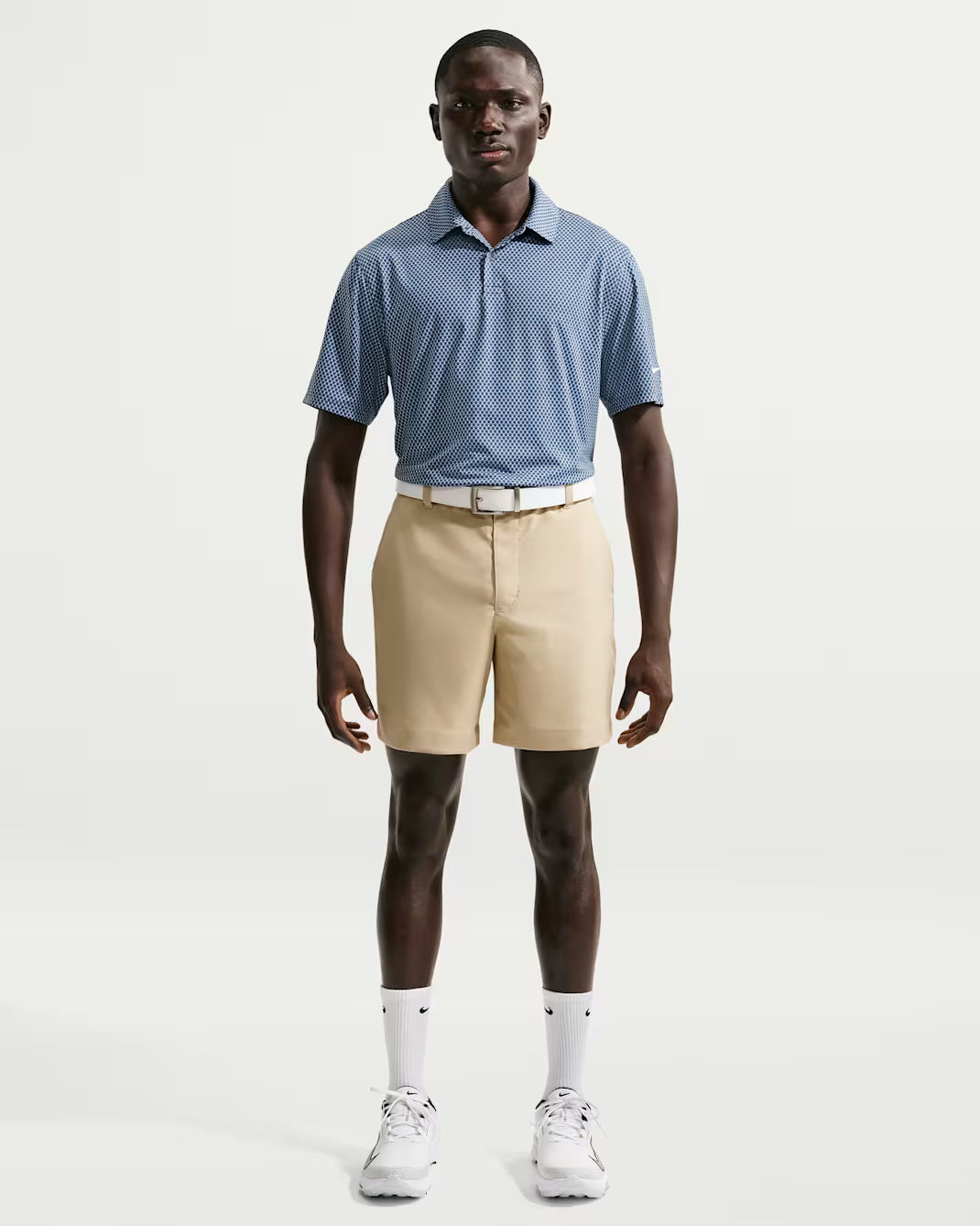 Dri-Fit Velocity Floral Polo - Work Blue