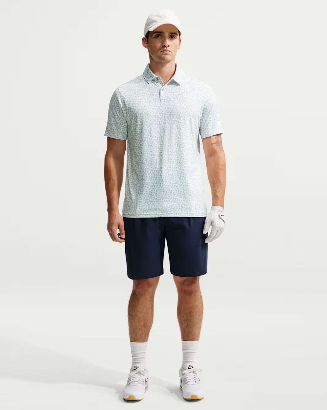 Dri-Fit Velocity Micro-Print Polo - Jade Horizon