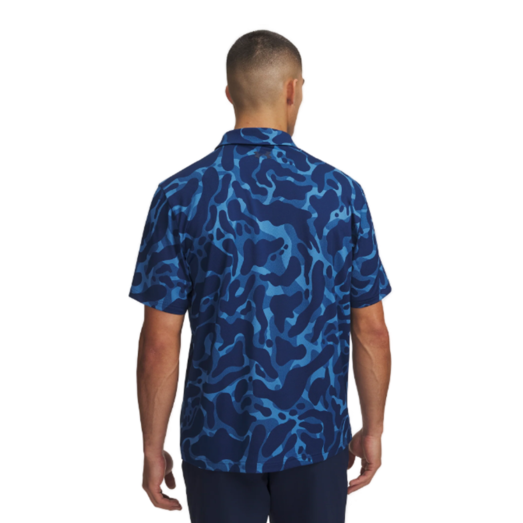 Matchplay 2026 Printed Polo - Aegean Blue