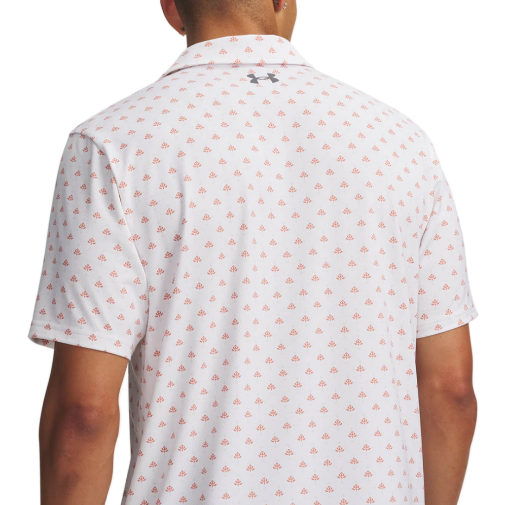 Matchplay 2026 Printed Polo - White/Vintage Maroon