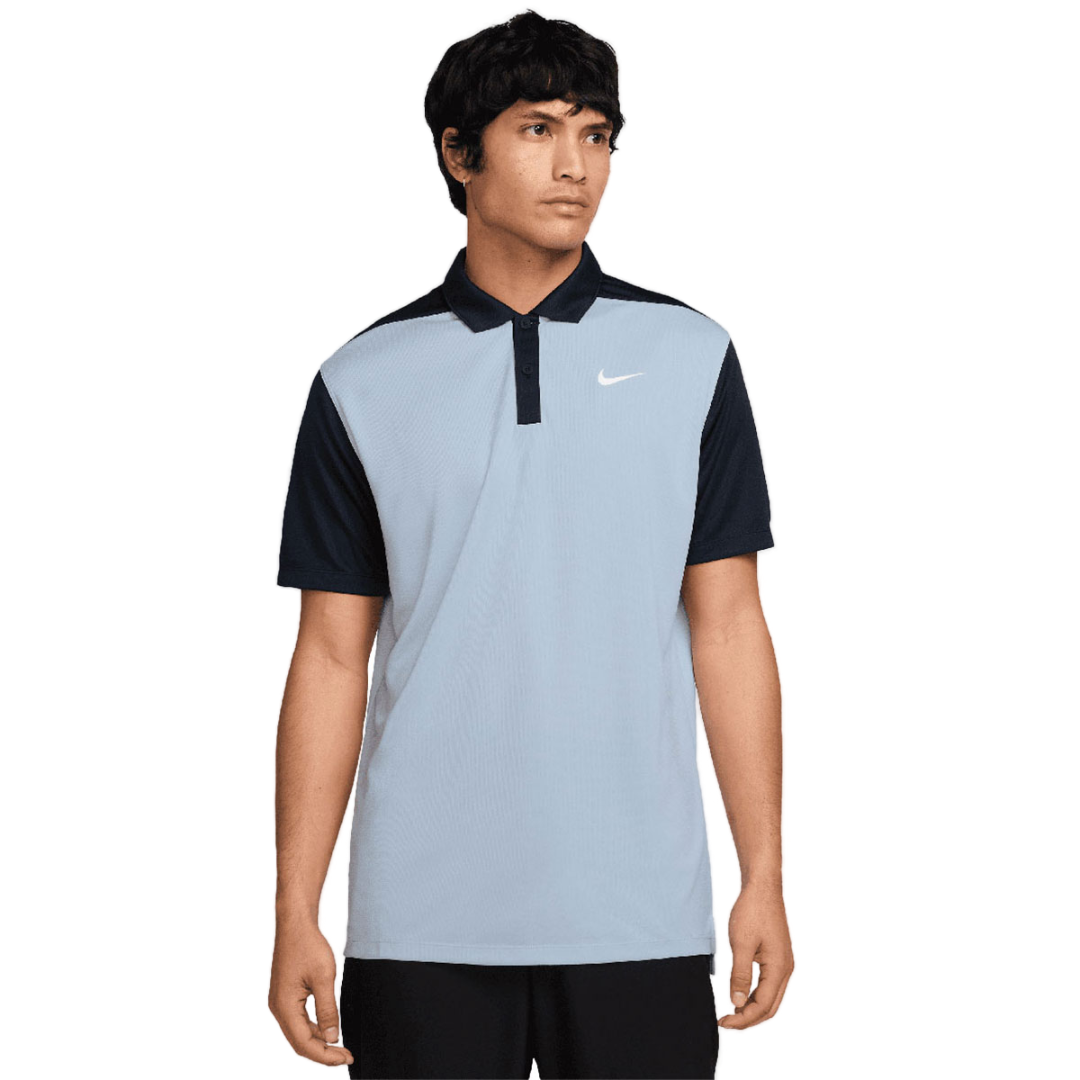 Dri Fit Victory + Polo Blocked - Armory Blue/Obsidian