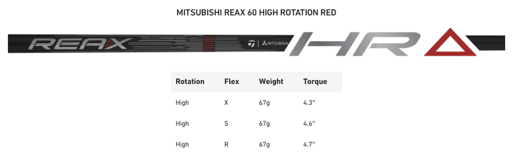 MITSUBISHI REAX 60 HIGH ROTATION RED