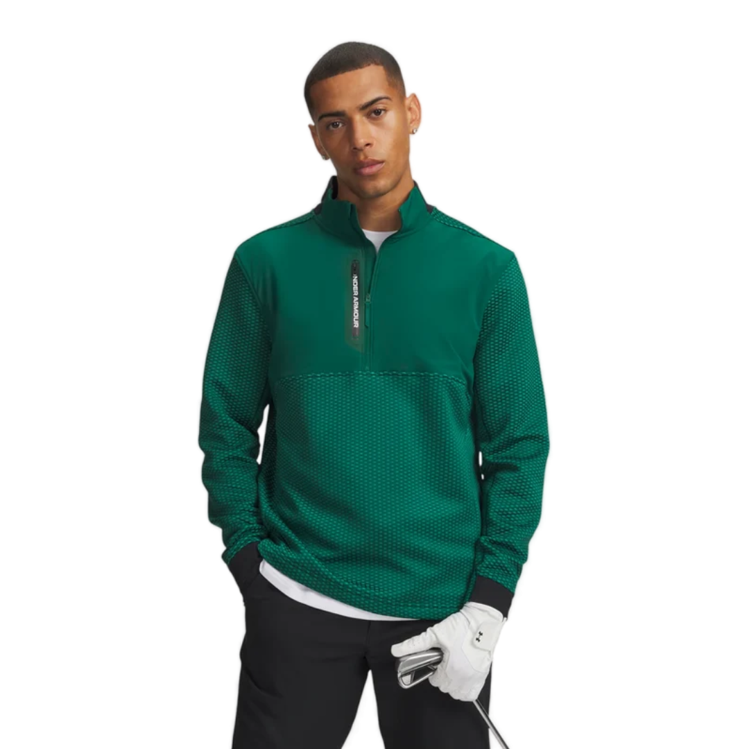 UA Drive Pro Hybrid 1/2 Zip - Campus Ivy