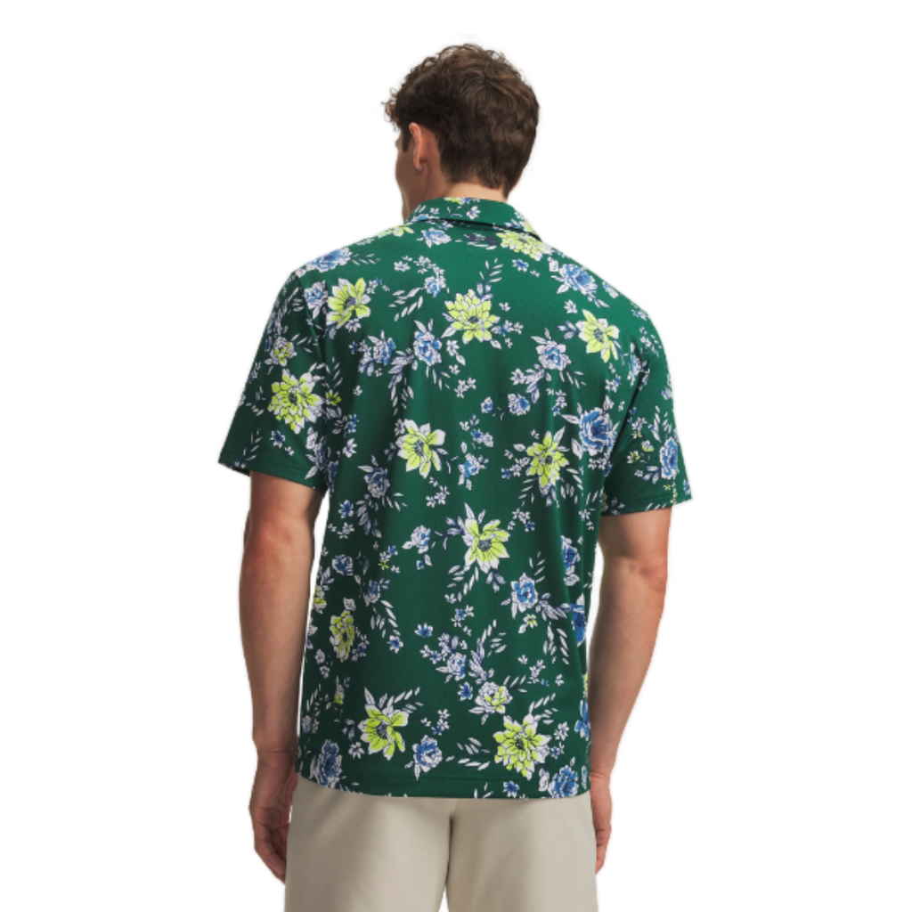 Matchplay 2026 Printed Polo - Campus Ivy/Blue Fog