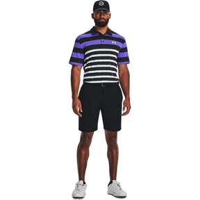 Playoff 3.0 Stripe Polo - Black/Electric Purple