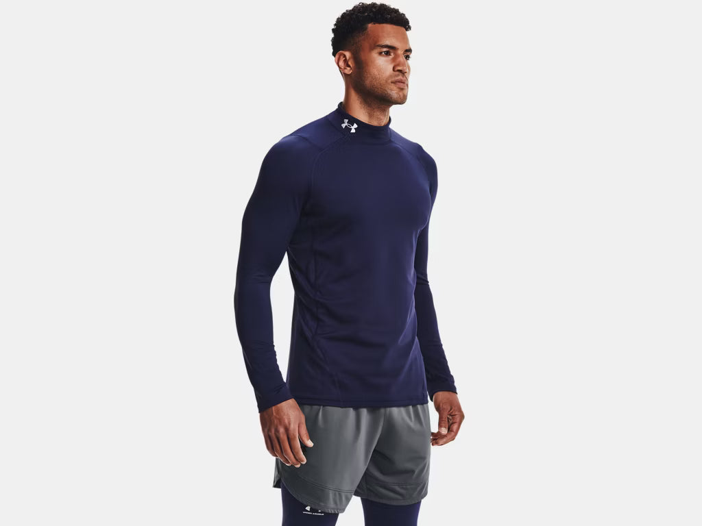 Cold Gear Armour Fitted Mock Mock - Navy 26