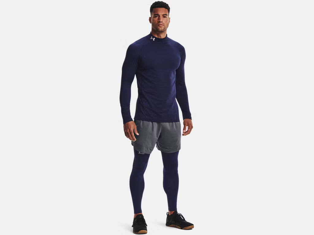 Cold Gear Armour Fitted Mock Mock - Navy 26
