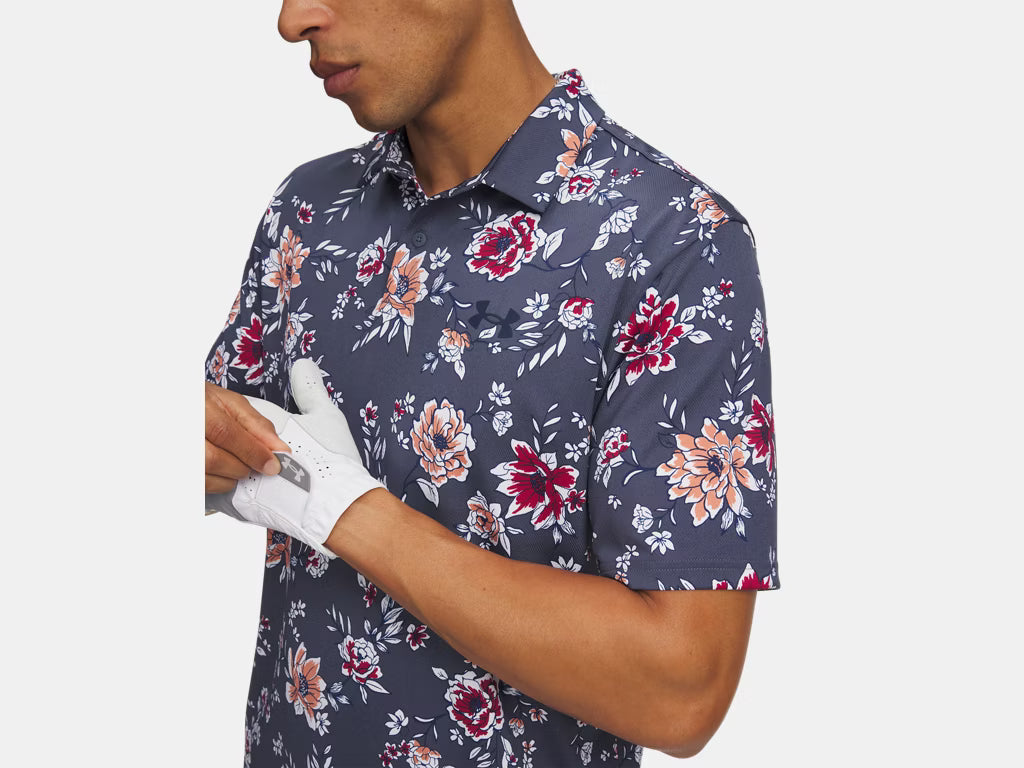 Matchplay  2026 Printed Polo DOWNPOUR GRAY/Academy