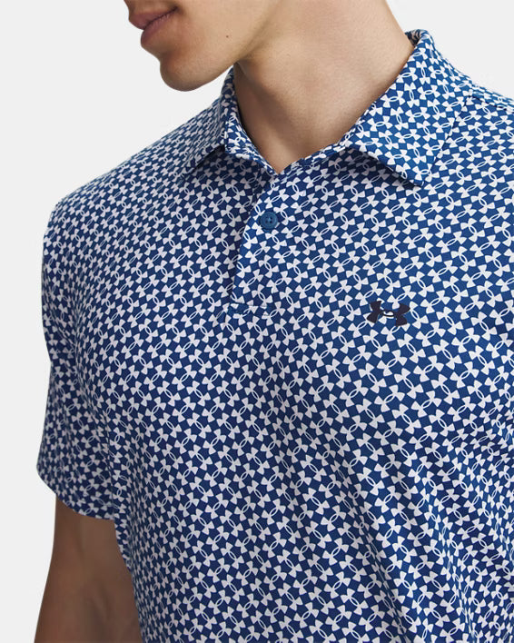 T2G 2026 Printed Polo Varsity B/W/MN