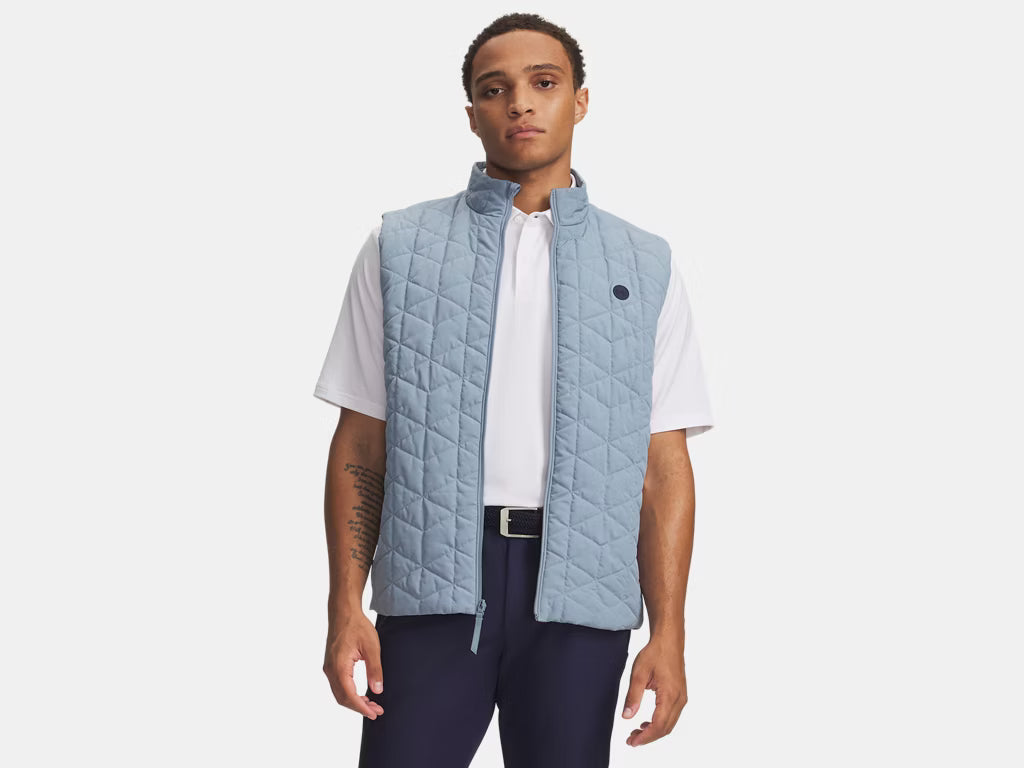 UA Drive Pro Insulated Vest Blue Wind