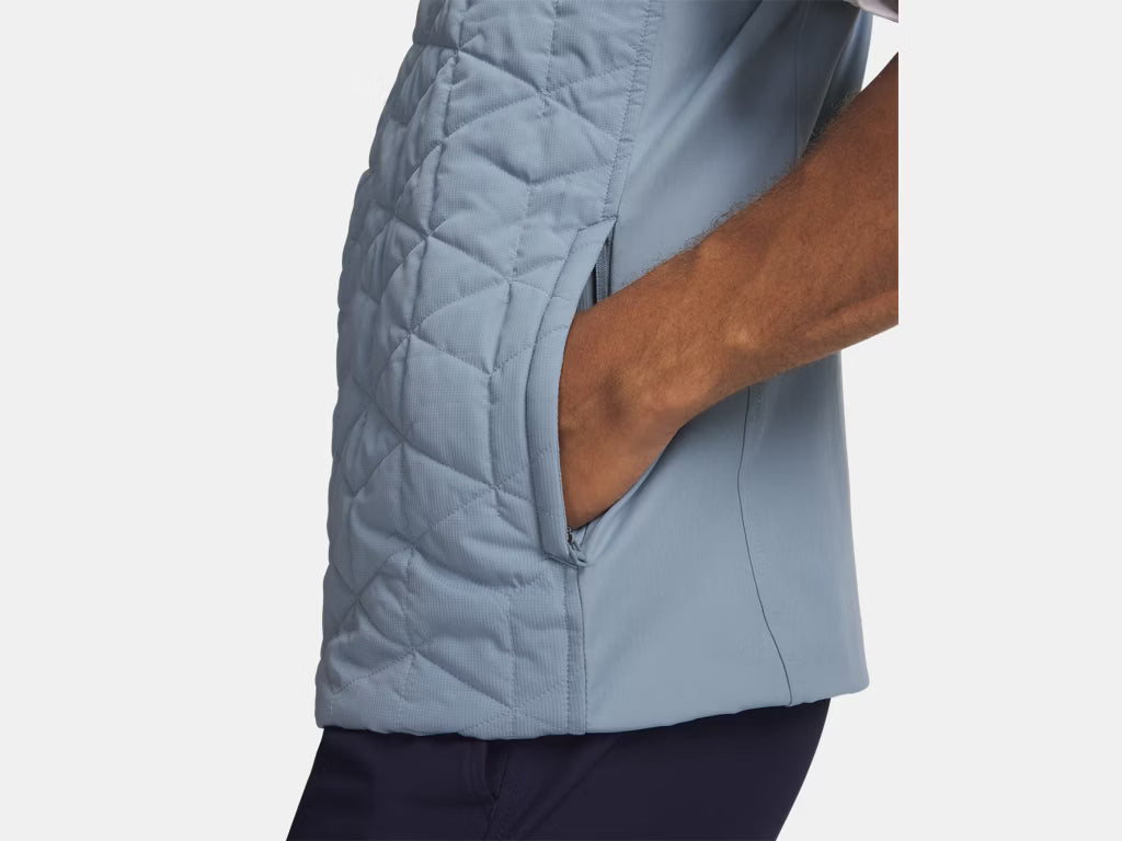 UA Drive Pro Insulated Vest Blue Wind