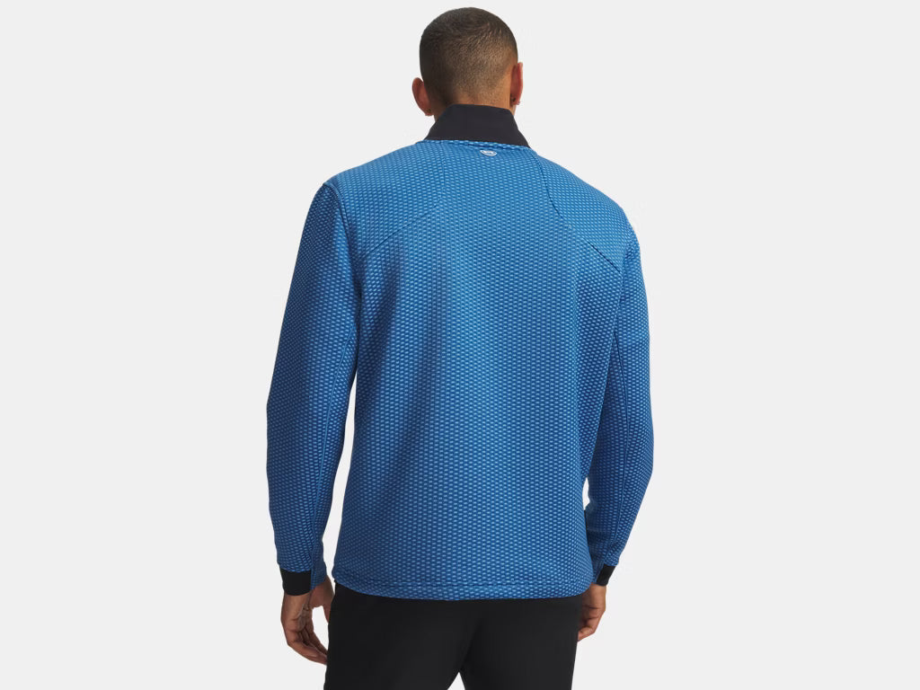 UA Drive Pro Hybrid 1/2 Zip - Aegean Blue
