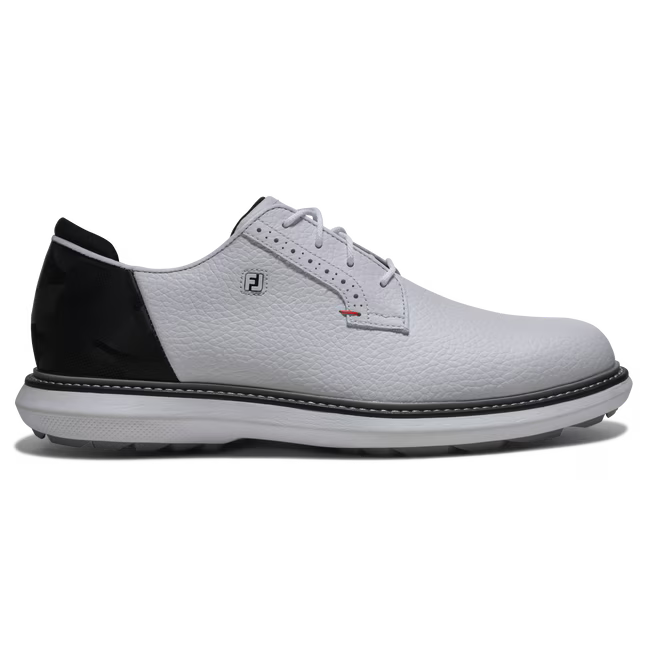 Traditions - Spikeless Blucher - White/Black/Red