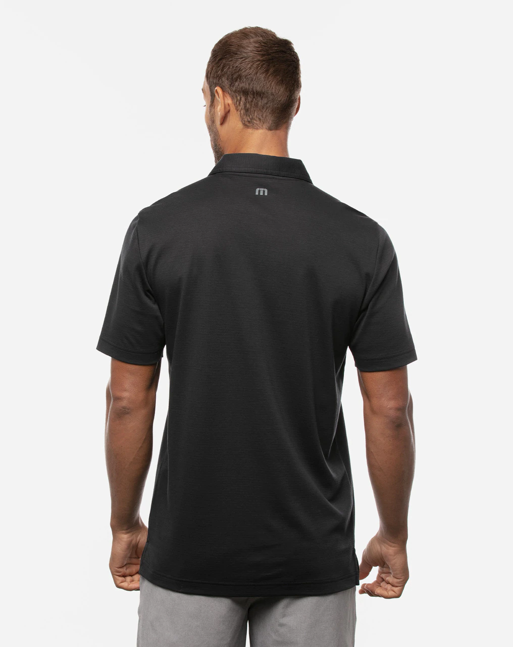 TravisMathew Tidal Wave Polo (Black) - Desirable Golf