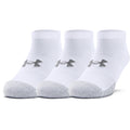 UA Heatgear No-Show Socks (White) - Desirable Golf