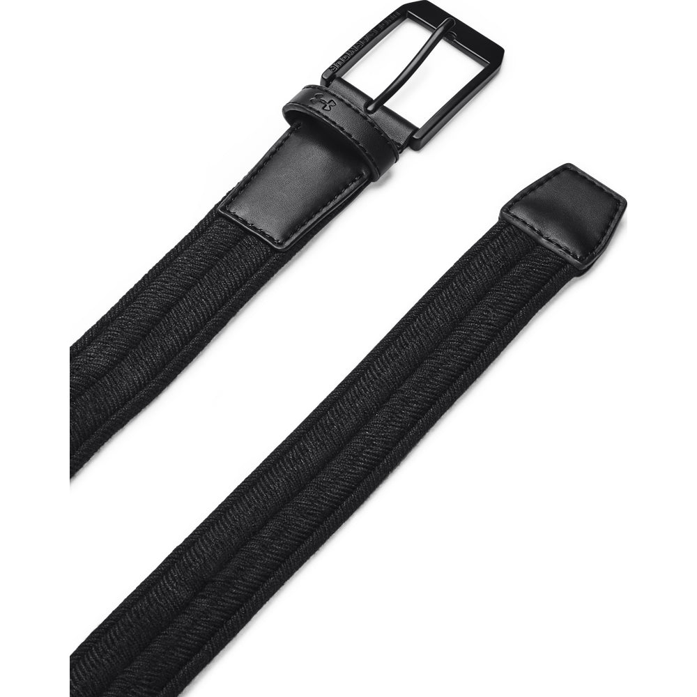 UA Braided Golf Belt (Black) - Desirable Golf