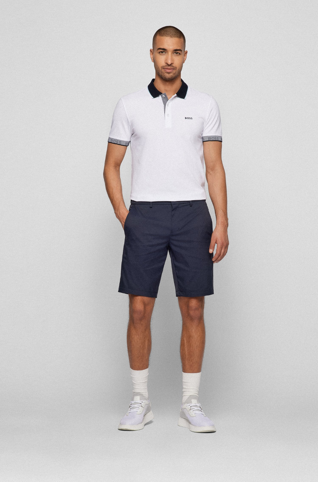 BOSS Paule Polo Shirt - White