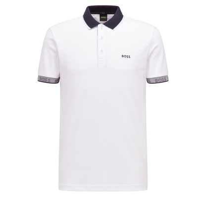 BOSS Paule Polo Shirt - White
