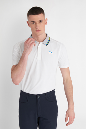 Calvin Klein Monterey Polo Shirt - White