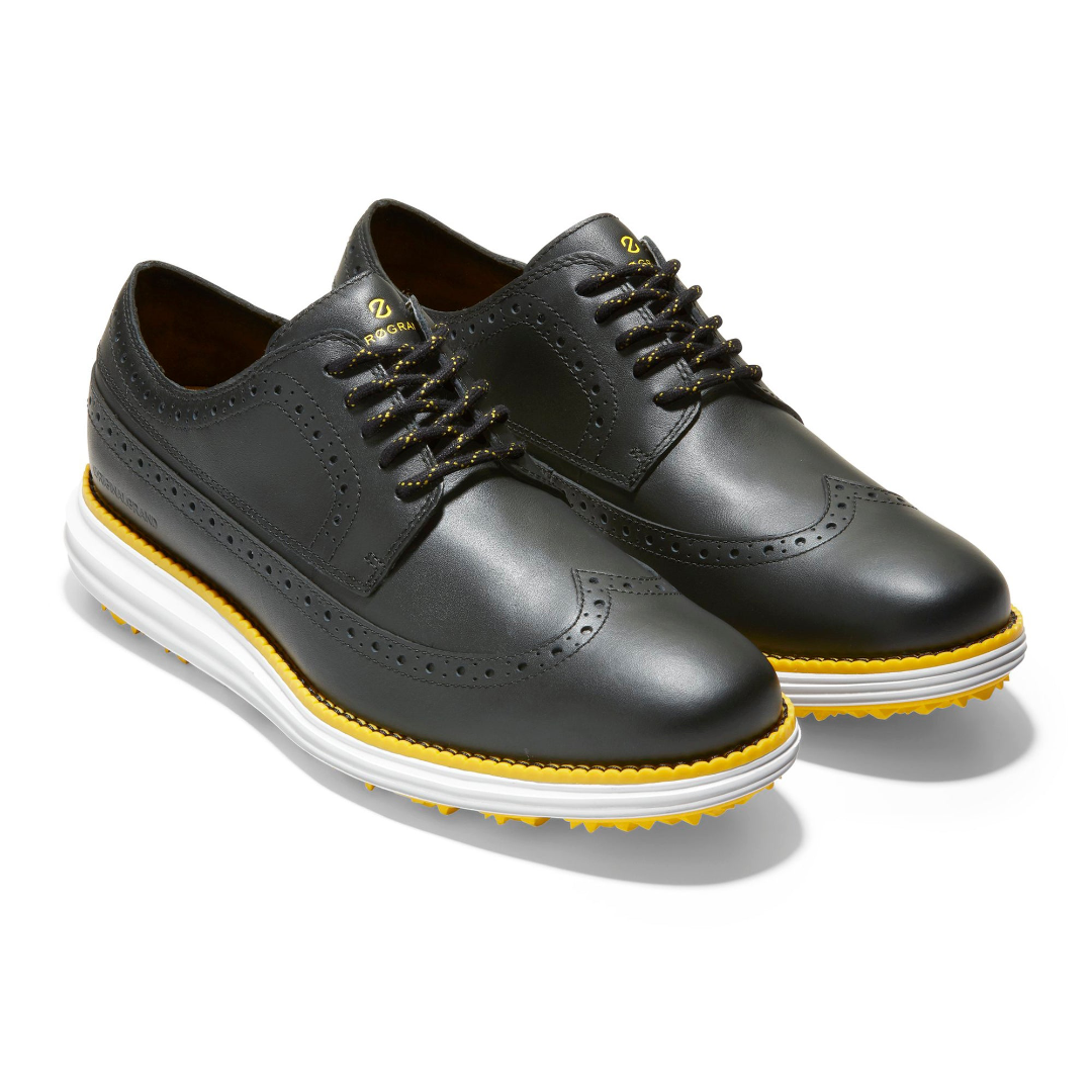 Cole Haan OrignalGrand Wing Ox Golf Shoes Black Desirable Golf