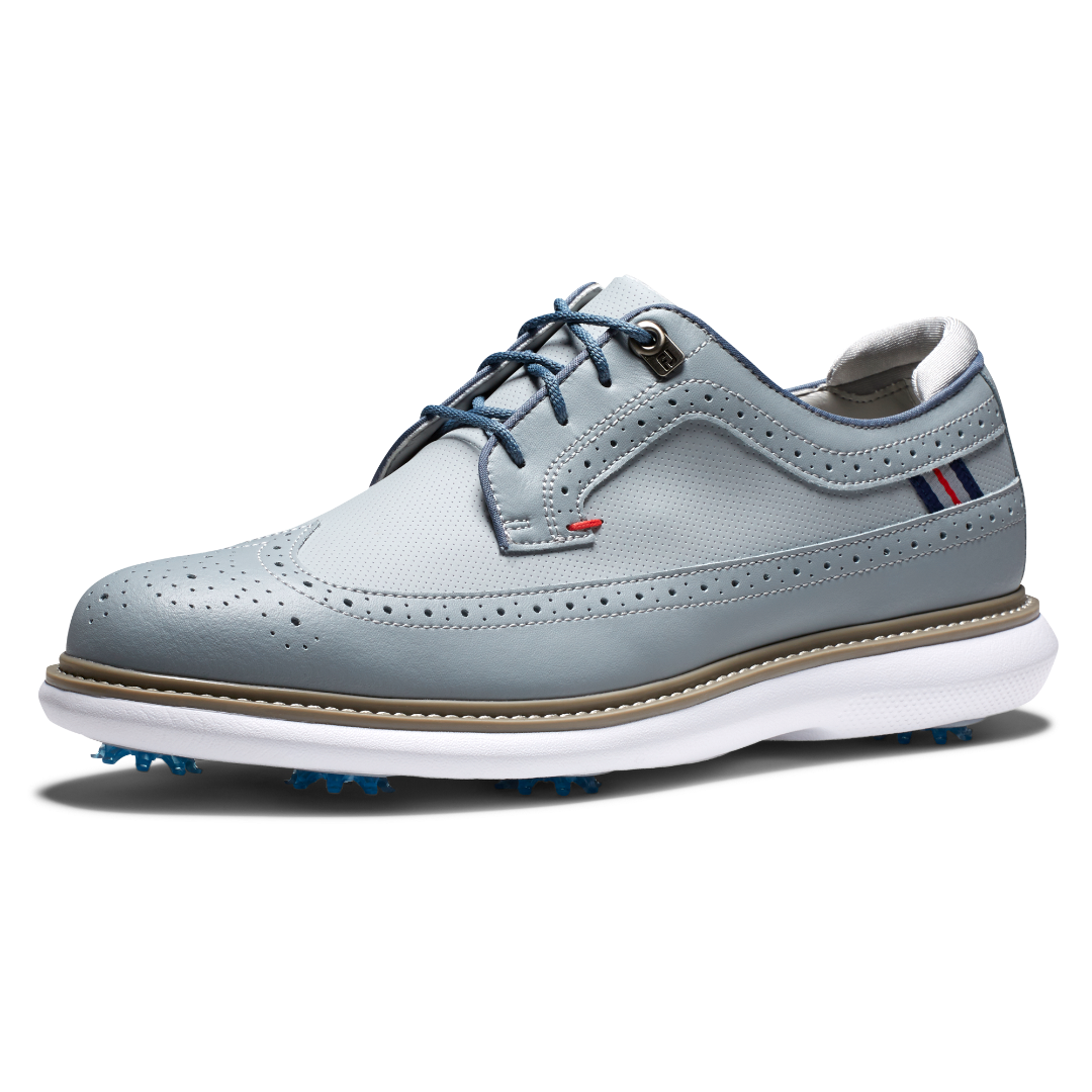 Footjoy traditions wingtip 2022 golf shoes grey