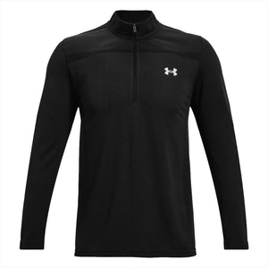 Under Armour Seamless 1/2 Zip Black - Desirable Golf