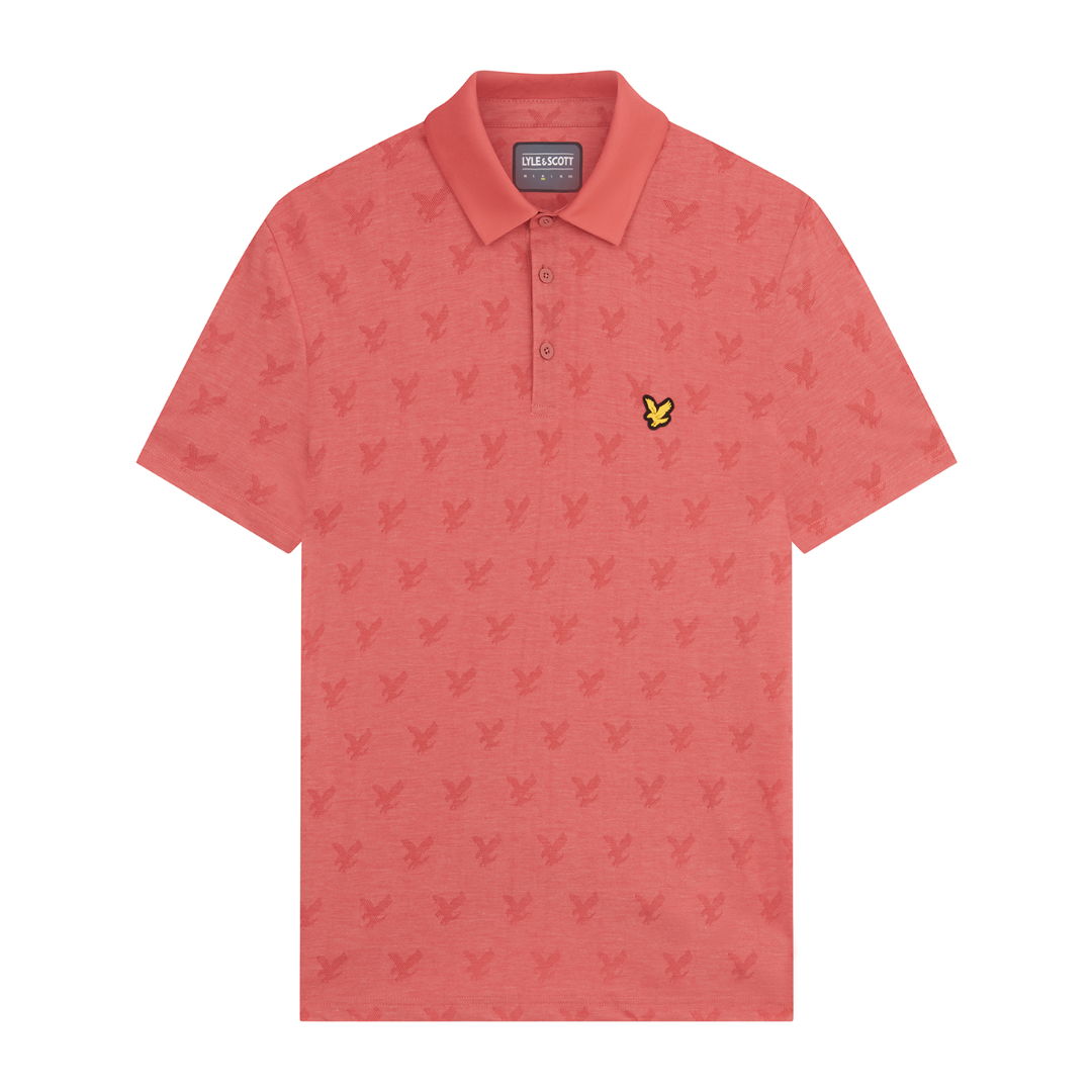 Jacquard Polo - Shrimp Marl