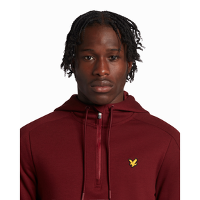 Lyle & Scott Sports Stripe Hoodie - Burnt Velvet