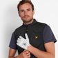 Lyle and scott golf gilet black