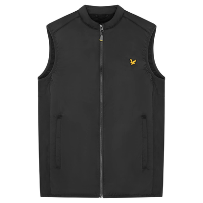 Lyle and scott golf gilet black