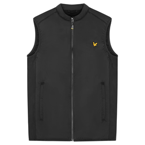 Lyle and scott golf gilet black