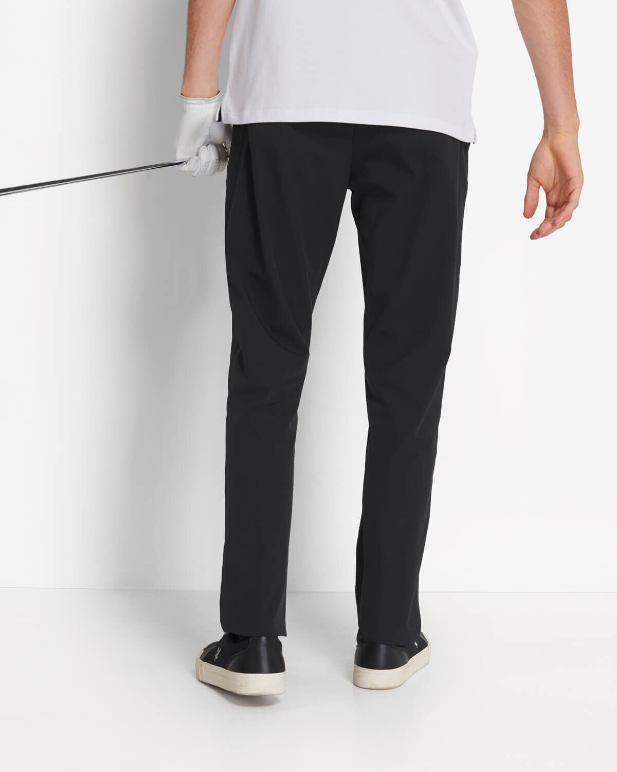 Lyle and scott tech golf trousers black