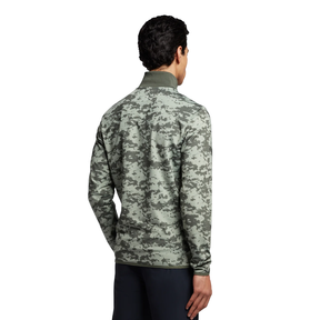 Lyle & Scott Seafoam 1/4 Zip Midlayer - Cactus Green/Stonewall Green