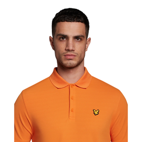 Lyle & Scott Golf Tech Polo Shirt - Fox Orange