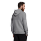 Seed Stitch Knitted Hoodie - Mid Grey Marl
