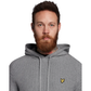 Seed Stitch Knitted Hoodie - Mid Grey Marl