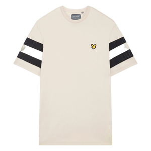 Sleeve Stripe Tee - Warm Dust