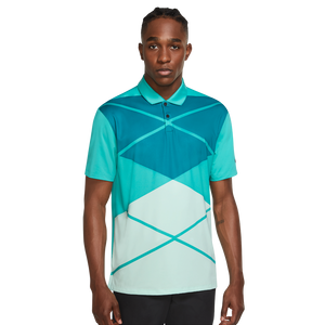 Nike Vapor Argyle Print Polo Teal
