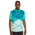Nike Vapor Argyle Print Polo Teal