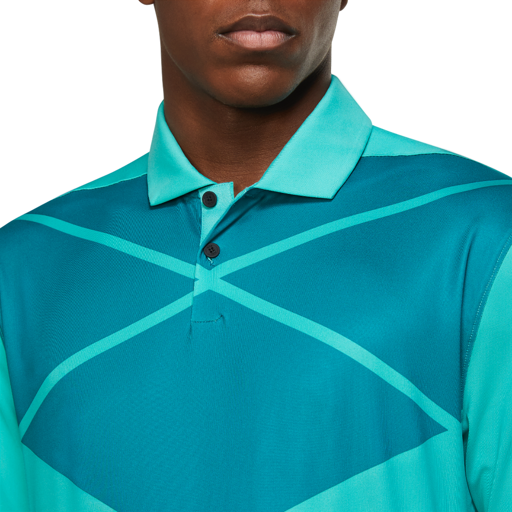 Nike Vapor Argyle Print Polo Teal