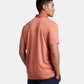 Lyle & Scott Golf Microstripe Polo - Shrimp/Warm Rose